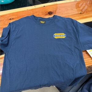 Western Brand Navy Blue Men's Tee